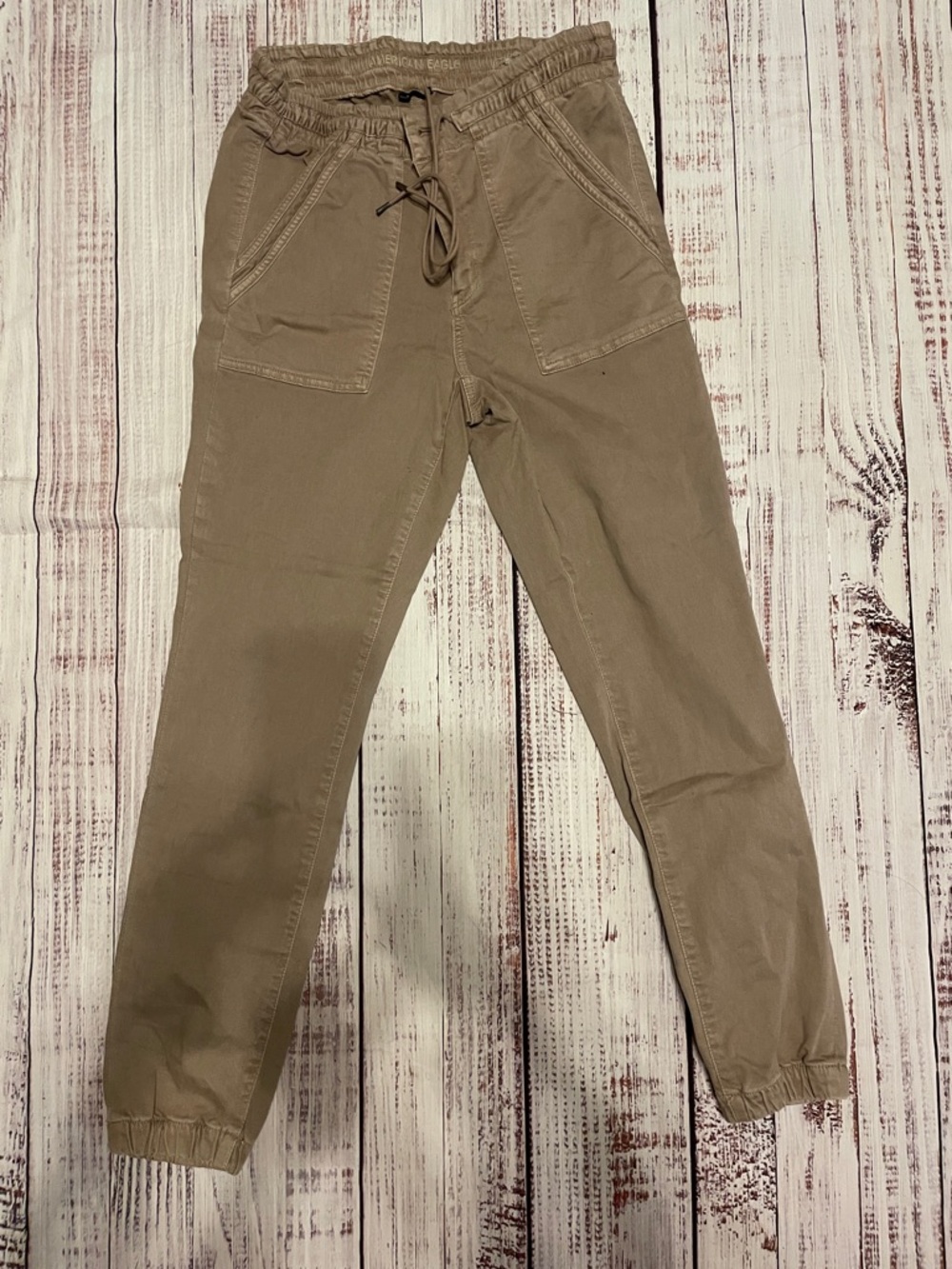 Drawstring Jogger Pants in rose  - Men's Casual Trousers